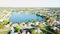 Cape Coral, Aerial Flying, Amazing Landscape, Waterfront View, Florida