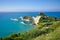 Cape Drastis cliffs on Corfu island, Greece