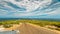 Cape Du Couedic road viewed towards Admirals Arch lookout