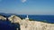 Cape of Ducato, famous lighthouse of Greek island Lefkada.