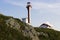 Cape Forchu Lighthouse in Nova Scotia in Canada