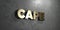 Cape - Gold sign mounted on glossy marble wall - 3D rendered royalty free stock illustration