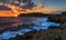 Cape Greco at sunset.Ayia Napa.Cyprus