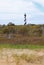 The Cape Hatteras Lighthouse near Buxton, North Carolina vertical