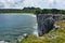 Cape Hedo coastline in the north of Okinawa