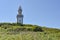 Cape Higuer lighthouse on the Basque coast near Hondarribia