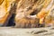 Cape Kiwanda`s Geological Sandstone on the Oregon Coast