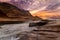 Cape Kiwanda Sunset along Oregon coast USA