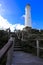 Cape Leeuwin lighthouse building against blue sky attraction at western australia