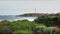 Cape leeuwin lighthouse and coastal wildflowers