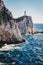 Cape Lefkada or Lefkas lighthouse and cliffs in the southern par