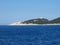 Cape Lefkatas (or Kavo doukato) and the lighthouse in the south part of Lefkada island, Greece