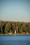 Cape Mudge Lighthuse and beautiful landscape on Quadra Island