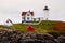 Cape Neddick Lighthouse Nubble Island Rock in York Maine