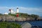 Cape Neddick Lighthouse on a Summer Day in Maine