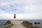 Cape Ortegal lighthouse in the atlantic coastline, Galicia, Spain