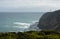 The Cape Otway Lighthouse in the distance at the Great Ocean Road in Australia