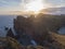 Cape Ponta de Sao Lourenco, Canical, East coast of Madeira Island, Portugal. Scenic volcanic landscape of Atlantic Ocean