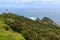 Cape Reinga, in the far north of New Zealand. Lighthouse and point