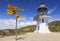 Cape Reinga Lighthouse and World Sign