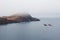 Cape San Lorenzo in the fog