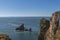 Cape Split cliffs and tidal current