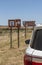 Cape to Namibia road signs. South Africa