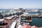 Cape Town, Aerial View of Victoria and Alfred Waterfront and Table Bay Hotel, South Africa