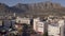 Cape Town, South Africa - 16 April 2020 : Empty streets of Cape town, South Africa during the lock down