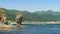 Cape Velikan, stone giant nature sculpture, Sakhalin Russia