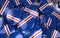 Cape Verde Badges Background - Pile of Cabo Verdean Flag Buttons