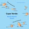 Cape Verde map