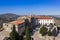 Capelo House, the Historical Hotel and Santiago Church, inside the Palmela Castle.