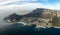 Capetown and the twelve apostel from above