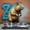 capibara DJ, grafity style - generated by ai