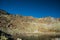 Capie pleso lake with highest part of Mlynicka dolina valley in Vysoke Tatry mountains in Slovakia