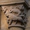 Capital in Church in Anzy-le-Duc France