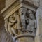 Capital in Church in Anzy-le-Duc France