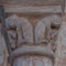 Capital in Church Gourdon France