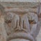 Capital in Church in Gourdon France