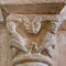 Capital in Church Gourdon France