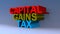 Capital gains tax on blue