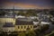 The capital of Grand Duchy of Luxembourg, view of the Old Town and Grund