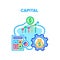 Capital Raising Vector Concept Color Illustration