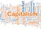 Capitalism management word cloud