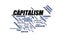CAPITALISM - word cloud wordcloud - terms from the globalization, economy and policy environment