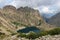 The Capitellu Lake from GR20 trail, Corse, France.