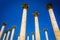 The Capitol Columns at the National Arboretum in Washington, DC.