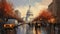 Capitol Hill Reverie: Impressionistic Canvas Immortalizes Washington\\\'s Storied Landscape