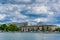 The Capitol reflecting pool and buildings in Washington, DC